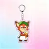 Chaveiro Plano Zootopia Judy Nick Dopamina Presente Pingente de Acrílico Casamento Aniversário