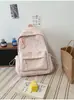 Mochila Estudantil Estilo Harajuku Japonês para Meninas com Cordão Estampa de Estrela Mochila para Meninas Versátil de Alto Valor Mochila de Duas Alças
