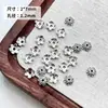 Bandeja Espaçador Flor Cortada Prata Antiga Retro Flor Chapéu Material para Miçangas Artesanais DIY Acessórios para Pulseira Colar Joias