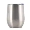 Taza para Huevo Termo de Acero Inoxidable Personalizado Taza de Cáscara de Huevo Copa para Vino Tinto Copa de Vientre Grande en Forma de U Doble Capa al Vacío 12 oz Taza para Huevo