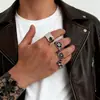 Joyería popular transfronteriza europea y americana, anillo de oro nuevo, diseño minimalista de nicho, sensación de alta gama, anillo de lujo ligero, joyería para mano de mujer, plata