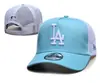 Gorra de Béisbol de Malla Trendy de Marca al por Mayor para Mujer, Nuevo Estilo Primavera y Verano, Logo Grande Bordado, Gorra de Malla Transpirable para el Sol
