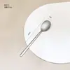 Conjunto de Faca, Garfo e Colher de Titânio Puro Estilo Coreano para Casa e Acampamento ao Ar Livre, Incluindo Colheres de Jantar, Garfos, Hashis e Talheres de Titânio, Ultra-Leve e Portátil