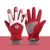 Guantes de Ciclismo de Otoño e Invierno para Niños, Ciclismo al Aire Libre con Felpa Adicional, Cálidos, Cortavientos y a Prueba de Frío, Palma Resistente al Desgaste y Antideslizante