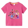 2026 Camiseta de Verano para Niños Estilo Nuevo Manga Corta Ropa para Niños Estudiantes Estilo Coreano Algodón Pantalones Cortos de Manga Corta para Niñas Conjunto de Dos Piezas