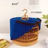 Jaula de Pájaro de Plástico con Base Extraíble, Pinzón Rojo, Jilguero, Jaula Redonda de Plástico, Accesorios para Jaula de Pájaro Jilguero