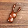 Masajeador de Esquina de Ojo de Rana Pequeña Raspador de Nariz Peine de Masaje de Meridianos de Sándalo Dorado Peine de Madera Maciza Peine de Sándalo Portátil para Niñas