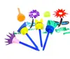 Pincel de Esponja para Pintura Infantil Bastão de Esponja DIY Grafite Esfregar Selo de Esponja Cabeça de Cogumelo Pincel de Arte para Jardim de Infância