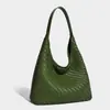 Bolsa de Ombro Grande de Couro Sintético Retrô para Mulheres 2026 Novo Estilo Bolsa de Ombro Único com Padrão Trançado Bolsa Tote de Alta Qualidade para Mulheres