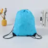 Em Estoque Bolsa Oxford de Poliéster 210D com Cordão Mochila com Cordão Bolsa para Evento de Maratona Venda por Atacado