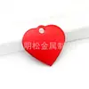 24 Corazones Pequeños Gato Perro Mascota Tarjeta de Identidad Anti-pérdida Conmemorativa Personalidad Hecho a Mano Tarjeta de Aluminio