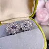 ¡Aretes de Tachuela de Tanzanita Natural, Morado Sedoso, Cuerpo Completamente Limpio, Color Fuego Brillante, Incrustación Fina de Plata 925! Piedra Principal 5*7m