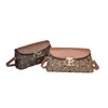 Fábrica de Origem Bolsa Quadrada Pequena Versátil Portátil Canguru Barney Bolsa Transversal de Ombro Feminina Marrom Atacado Dropshipping