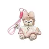 Diadema de Felpa Linda Falda, Llavero de Muñeco Oso, Muñeca Linda, Colgante de Bolsa de Dibujos Animados, Regalo Creativo para Niñas