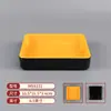 Mesa de Hot Pot Rústica Estilo Hombre Derretido, Tazones de Cerámica Melamínica Resistentes a la Rotura, Platos para Aceite y Platos para Carne de Res Fresca