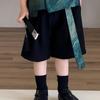 Conjunto de Colete Infantil 2026 Verão Novo Estilo Chinês Gola Alta Manga Curta Shorts para Meninos Roupa Tang Hanfu Atacado