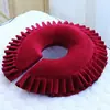 Almohada para cama de belleza, cojín con agujero facial para cama de masaje, almohada con agujero para reposacabezas, suministros para salón de belleza, reposacabezas en forma de U para tratamientos corporales