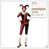 Fantasia de Halloween Uniforme Sexy Europeu e Americano para Role-Playing Tentação Fantasia de Palhaço Fantasma de Circo Fantasia para Performance Cos