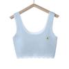 Ropa interior tipo top de tubo para la pubertad de desarrollo de niñas, estudiantes de secundaria y preparatoria, sujetador para niñas, chaleco sin costuras de verano fino