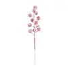 Simulação de comércio eletrônico transfronteiriço Flor 12 Holly Fruit Floco de neve Red Berry Balde Jóias Ano Novo Fortune Fruit Natal Fruit