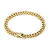 Aproveite os Novos Acessórios de Moda: Pulseira e Colar Cubano Masculino de Aço Titânio Dupla Face Simples Estilo Europeu e Americano Galvanizado