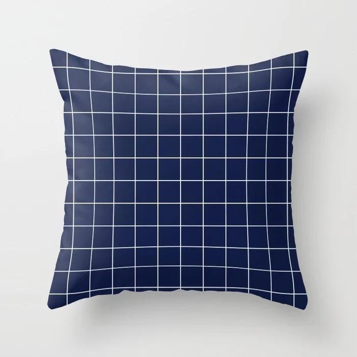 indigo-navy-blue-grid-pillows.