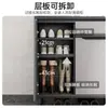 Gabinete de Zapatos para Entrada Cuidadosamente Seleccionado para Uso Doméstico, Almacenamiento Integrado para la Entrada, Montado en Pared, Almacenamiento de Gran Capacidad, Nuevo Zapatero Interior con Núcleo de Madera Maciza