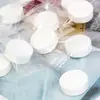 Toalla Blanca Comprimida de Fibra No Tejida Desechable Algodón de Azúcar Empaque Separado Toalla Facial de Limpieza Portátil
