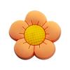 Flor de Zapato Colorida Flor de Siete Colores Zapatos con Agujeros de Flores Accesorios DIY PVC Goma Suave Hebilla de Zapato Accesorios de Zapato Removibles Hebilla Decorativa