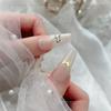 Nuevo Arte de Uñas Francés Aleación de Bronce Lazo Entrada Lujo Nicho Pajarita Mini Taladro de Uñas Metálico Celebridad de Internet Armadura de Vestir Accesorios