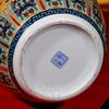 Jingdezhen Cerámica Jarrón Grande de Pie para Piso Arreglo Floral Estilo Europeo Simple Sala de Estar Decoración Moderna Simple Artesanía Adornos