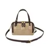 Bolso de Mano de Cuadros Elegante Versátil Tendencia Nueva para Mujer Diseño de Moda Bolso Boston Bolso Ligero para Mujer