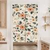 Cortina de Puerta Divisoria de Animales Lindos de Dibujos Animados Cortina para Dormitorio Hogar Vestidor Cocina Baño Cortina Media sin Perforaciones