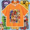 Nova Camiseta Divertida do Jogo Quirky Susie's Restaurant Roupas Infantis Manga Curta Unissex Top de Verão para Crianças