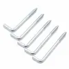 Gancho Galvanizado Azul e Branco de Zinco em Forma de L, Gancho Autoatarraxante em Forma de 7 M2.4/M2.5/M2.8/M3.4