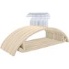 (Frete grátis) Cabide Grosso de Veludo Arqueado Cabide Doméstico Semicircular para Roupas Calças Guarda-Roupa Pendurado Antiderrapante Recomendação do Acabamento