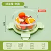 Fiambrera de Vidrio de Borosilicato Alto Caja de Frescura Bol Caja Bento de Frutas Calentamiento por Microondas Uso Especial Caja de Comida para Llevar para Oficinistas