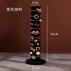 En Stock Bastidor Vertical de Terciopelo para Guardar Gomas de Pelo, Soporte Cilíndrico para Mostrar Cuerdas de Pelo y Pulseras, Dedicado para Transmisiones en Vivo y Puestos de Mercado, Venta Directa de Fábrica