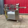 Máquina Elétrica de Descascar Cana-de-Açúcar em Aço Inoxidável Máquina Comercial de Descascar Cana-de-Açúcar Pequena Máquina Tudo-em-Um para Descascar, Cortar e Limpar Cana-de-Açúcar