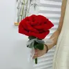 Limpia pipas Terminado Flor de Rosa Gigante Extra Grande Tamaño Pequeño Con Empaque Ramo de Tallo Único Aniversario Regalo para Recién Casados