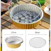 Set de Picnic para Barbacoa Desechable Sartén para Barbacoa Estufa Estufa de Carbón para Exteriores Equipo de Camping Suministros