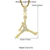 Venta Caliente Europea y Americana Hombre Volador Dunk Collar de Diamantes Accesorios de Baloncesto Calientes Australianos Joyería de Moda Hip Hop