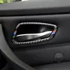 Adequado para Bmw Bmwe90/E92/E93 Série 3 Antiga Moldura Decorativa de Maçaneta de Porta Fibra de Carbono Adesivo de Modificação de Carro