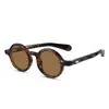 Gafas de Sol Polarizadas de Moda Callejera Personalizadas Estilo Niche para Hombres y Mujeres 8664 Acetato Imitación Montura Redonda Retro Personalizada Gafas de Sol con Protección Solar
