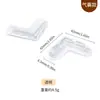 Protetores de Canto Transparentes com Airbag para Cantos de Mesa, Cantos de Cama, Ângulos Retos, Janelas em T, Janelas em L - Proteção Anti-Colisão para Crianças