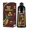 Comercio Exterior Completo en Inglés Transfronterizo Tinte Negro para el Cabello de Planta Cubre Canas Lava Negro Tinte de Cabello de Burbuja Fábrica Venta al por Mayor