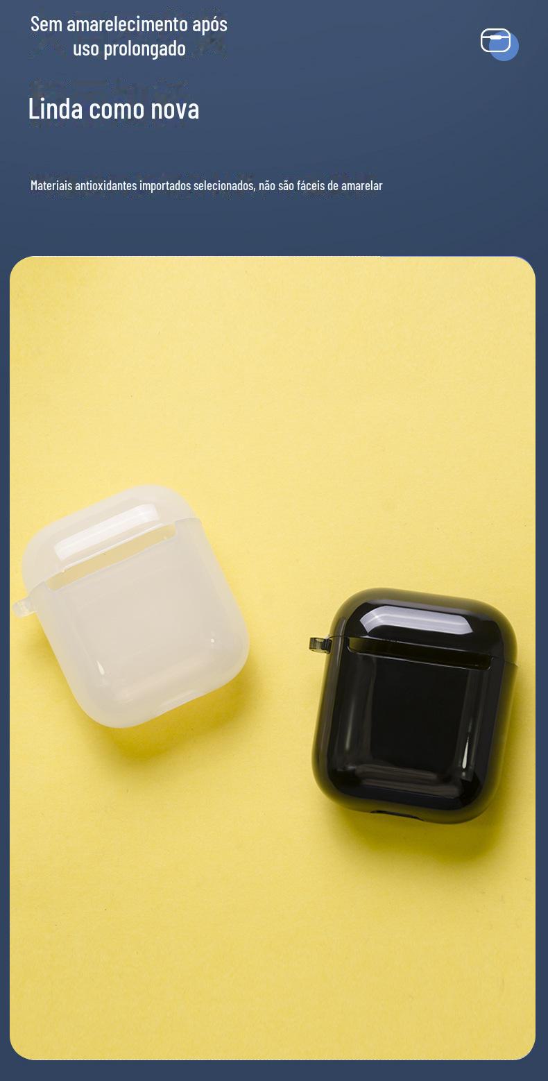airpods 1/2代PC耳机壳有挂绳孔改模后