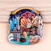 [Shanghái] Pegatinas de Refrigerador de Viaje por la Ciudad de Shanghái Souvenirs de Viaje de Shanghái Marea Nacional Pegatinas de Refrigerador de Madera 3D Venta al por Mayor