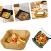Fabricante de papel para air fryer Papel de óleo de silicone dupla face Bandeja rasa Cobertura de silicone para vegetais Placa de melamina Rolo grande Refeição