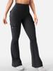 Leggings Deportivos de Pierna Ancha con Bolsillos Amazon Elásticos Invisibles Cintura Alta Ropa de Trabajo Gimnasio Pantalones para Yoga al Aire Libre